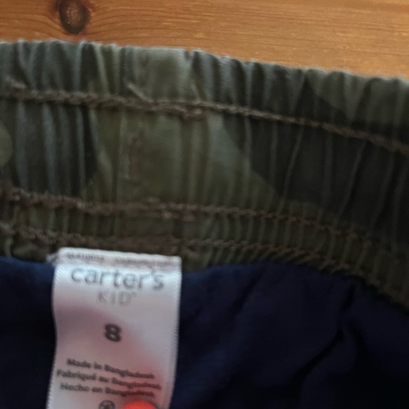 Boys Carters Camo joggers/pants - Picture 2 of 2
